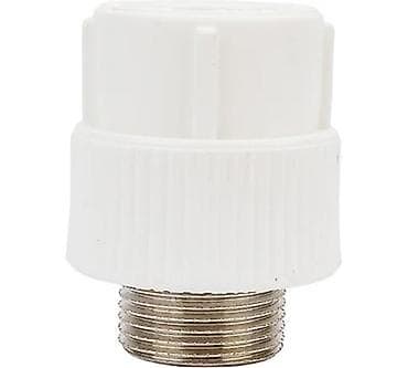kreditle drel: Plastik korpuslu, metal yivli adapter/keçid – su təchizatı və — 2