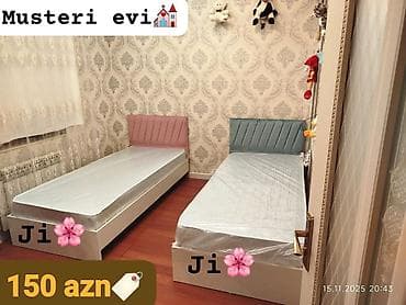 tek qrafat: Yeni, Təknəfərlik çarpayı, Bazasız, Matras ilə, Siyirməsiz — 3