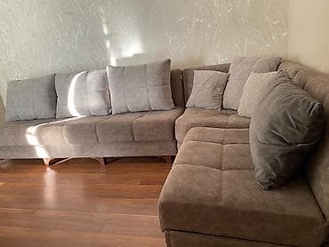 qiz ucun mebeller: İdeal vəziyyətdə xüsusi düzəlmiş künc divan satılır,ölçü 2×3,heç bir — 1