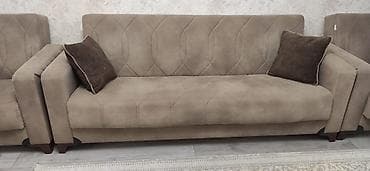 klassik divanlar: İşlənmiş, Klassik divan, Divan, 2 kreslo, Bazalı, Açılan — 1