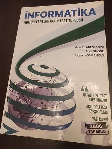 Məhsul: “İnformatika – Abituriyentlər üçün test toplusu” Müəlliflər — 1