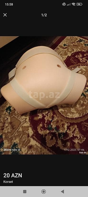 yara bandı: Korset – 30 AZN - Model: bel-bud nahiyəsi üçün dəstək kəməri - — 1