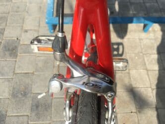 yığılan velosipedlər: Belçika brend merckx velosipedi. Yüngül amma keyfiyyətli karbon gövdə( — 11