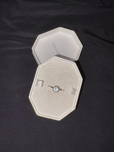 halqa sırğa: Üzük, Swarovski, Gümüş — 2