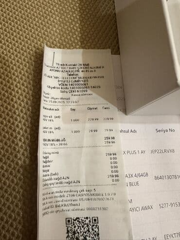 Alfa Romeo: Oppo A3x, 64 GB, rəng - Göy, Sənədlərlə — 9