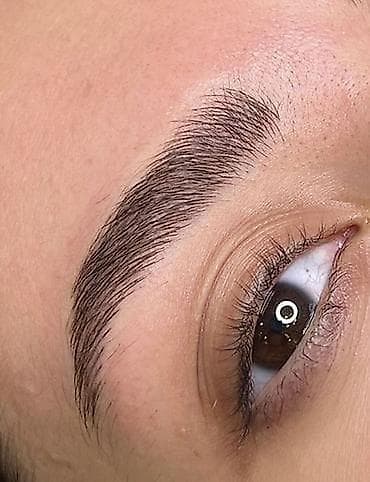 kare sac: - Təbii görünüşlü, fərdi üz quruluşuna uyğunlaşdırılmış qaş forması - — 2