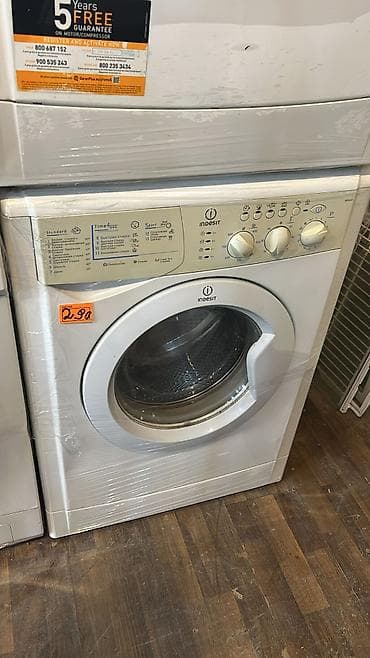 beko paltaryuyan: Indesit ön yükləməli paltaryuyan maşın - Ön paneldə mexaniki selektor — 1