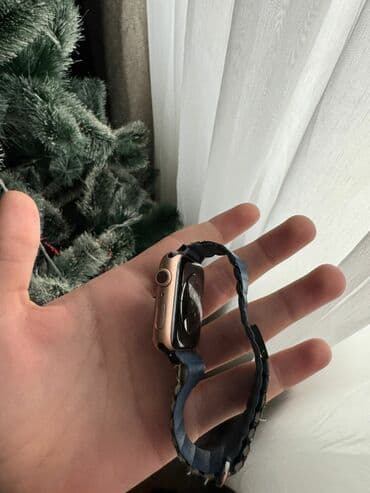 Saat kəmərləri: İşlənmiş, Smart saat, Apple, Sensor ekran, rəng - Qızılı — 1