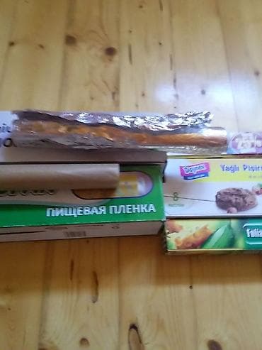 Mətbəx üçün paket: folqa, bişirmə kağızı və qida plyonkası dəsti 7 — 2