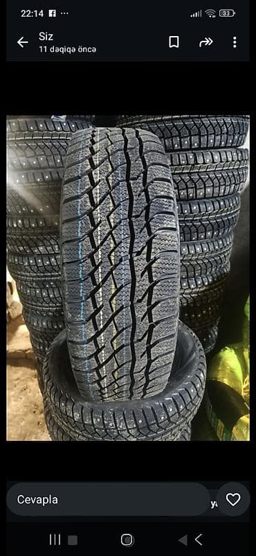 запчасти ауди 6: Qış mövsümü üçün təkərlər - Növ: Qış təkəri (studlu – buz və sıx qar — 1