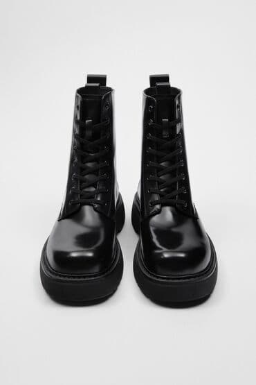Zara Man Leached Leather Boots, EU 41. ölçüsü uyğun gəlmədiyi üçün