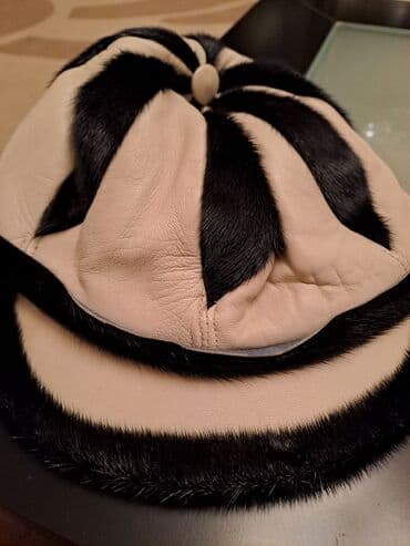 детские шерстяные шапки: Dəri papaq — 2