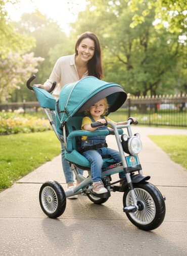 günəş panelli: İşlənmiş Üç təkərli Uşaq velosipedi 20", Ünvandan götürmə — 1