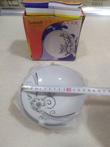 metbext eşyaları: Блюдца, цвет - Белый, Фарфор — 2