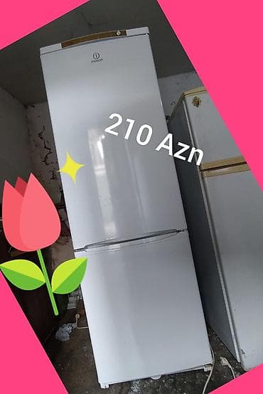 muzkanli centir: 2 qapılı Indesit Soyuducu Satılır, rəng - Ağ — 1