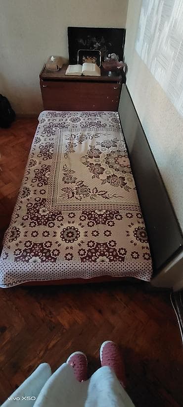 İşlənmiş, Təknəfərlik çarpayı, Bazalı, Matras ilə, Siyirməsiz