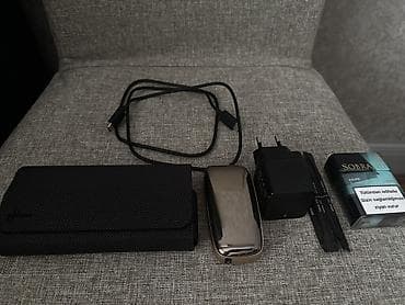 Elektron tütün qızdırıcı cihaz dəsti Komplekt: - Parlaq metal gövdəli — 1