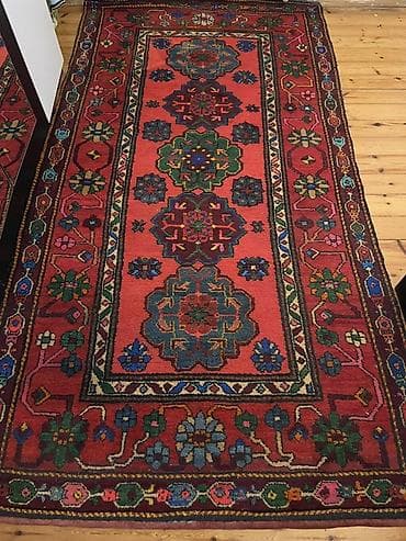 antik samovar: Xalça – əl toxuması, klassik Şərq üslubu - Rəng palitrası: dominant — 2