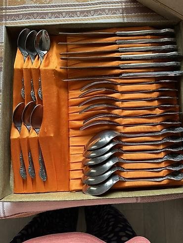 stolustu sufreler: Sovet istehsalı 24 hissəli süfrə ləvazimatı dəsti Məhsul təsviri: - — 1