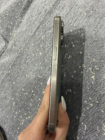 ucuz apple telefon: IPhone 15 Pro Max, Natural Titanium, Simsiz şarj — 3