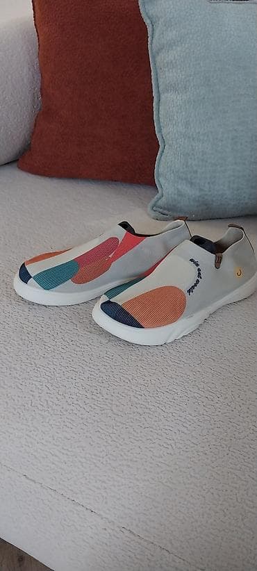 krosofka: Rəngli slip-on idman ayaqqabısı - Model: slip-on (bağsız), gündəlik — 1