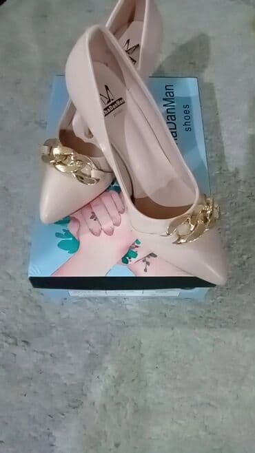 damaşnik ne demek: Tuflilər, Ölçü: 38, rəng - Bej, Yeni — 1