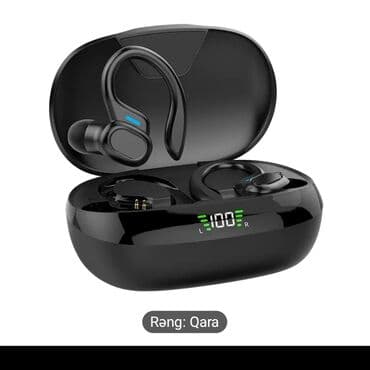 Portativ şarj qutusu ilə təqdim olunan simsiz qulaqlıqlar. Qulaqlıqlar
