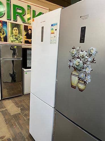 Mobil telefon və aksesuarlar: 2 qapılı Hotpoint Ariston Soyuducu Satılır, rəng - Ağ — 1