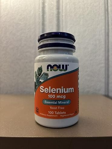 NOW Selenium 100 mcg – zəruri mineral, 100 tablet - Brend: NOW -