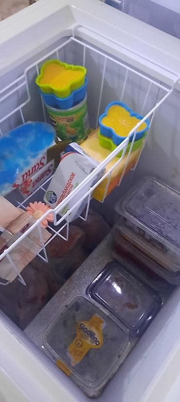 soyuducular mini: İşlənmiş 1 qapılı Hoffman Soyuducu Satılır, rəng - Ağ, Dolab içi — 6