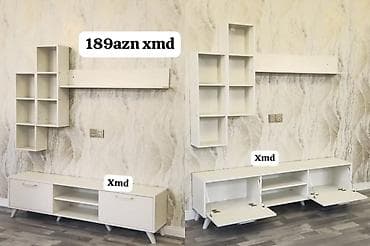 Düz TV altlığı, Polkalı, Laminat