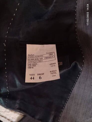 приталенные мужские костюмы: Kostyum dəsti model - Gilbert Gilles mövsüm - yaz/yay/payız ölçü — 7