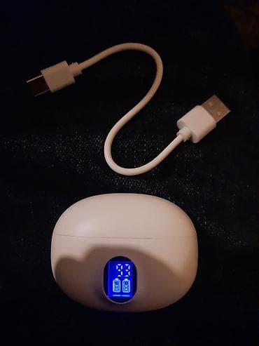 Planşetlər: Bluetooth TWS simsiz qulaqlıqlar + şarj qutusu Yenidir - Rəng: ağ - — 4