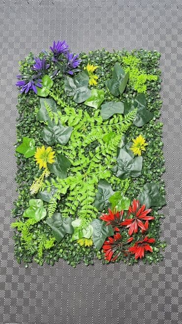 divar ucun paneller: Süni “yaşıl divar” panelləri – dekorativ bitki kompozisiyaları - — 7