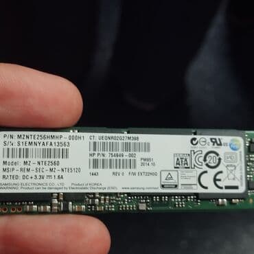 ssd 256: Накопитель SSD HP, 256 ГБ, Б/у — 1