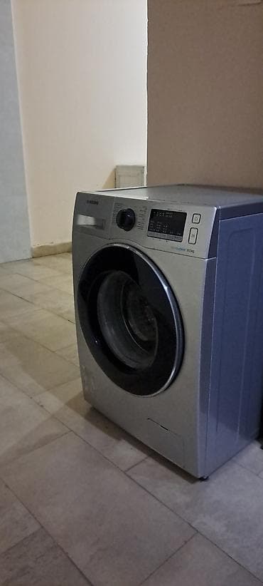 Elektronika: Samsung EcoBubble paltaryuyan maşın – 8 kq - Ön yükləməli, gümüşü — 4