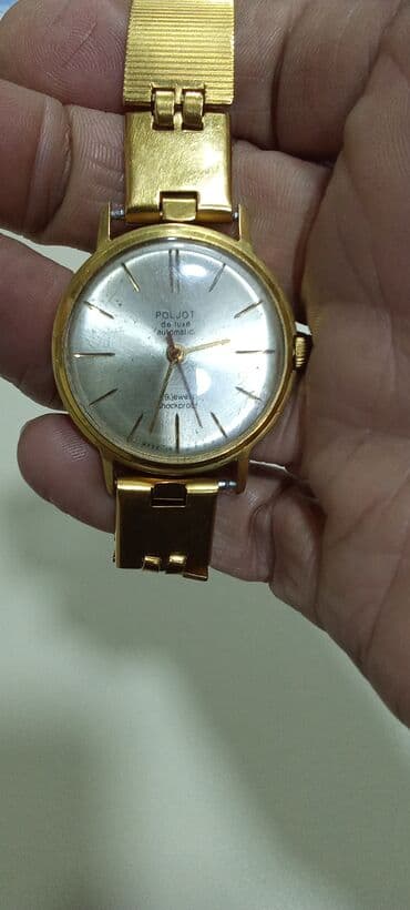 Qol saatları: İşlənmiş, Qol saatı, rəng - Qızılı — 1