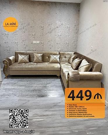 Künc divan, Açılan, Bazalı, Şəhərdaxili pulsuz çatdırılma