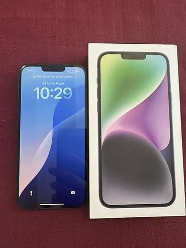iphone 7 iphone: IPhone 14, 128 GB, Qara, Face ID — 1