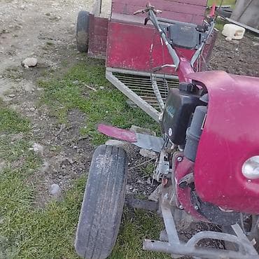 Motoblok qoşqulu mini-daşınma komplekti. Heç bir prablem yoxdur