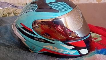 şuadan qoruyan eynək: AXOR tam üzlü motosiklet dəbilqəsi İNTERKOM DAXİL - Model: AXOR (Dual — 1