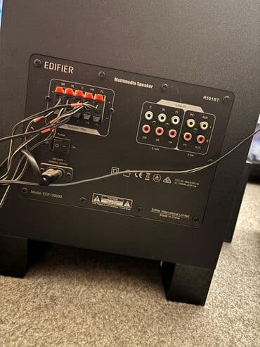 Musiqi mərkəzləri: İşlənmiş Edifier Kolonka, Növ - Toy üçün, rəng - Qara — 1