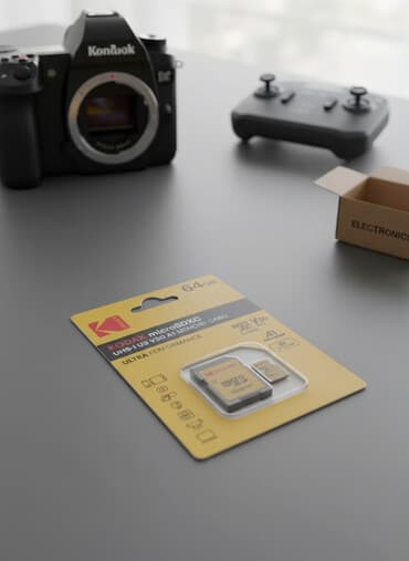 xarici sərt disk: Kodak mikro kart, yeni, heç vaxt istifadə olunmayıb, 64 GB — 1