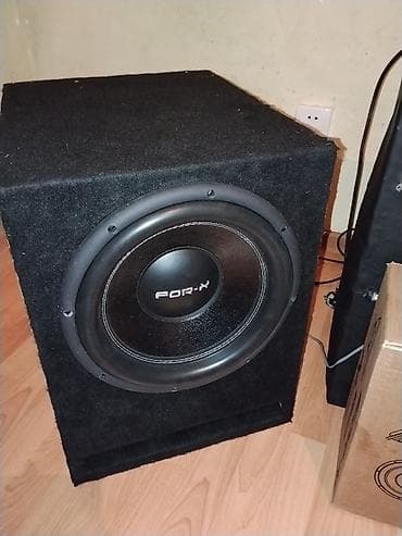 Maqnitofonlar: FOR-X X-112S subvufer - Ölçü: 12 düym (30 sm) woofer - Güc: 250W RMS — 3