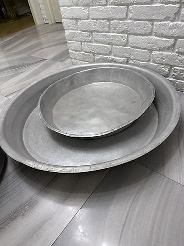 sekili: Təsvir: - Dəst: 2 ədəd böyük ölçülü alüminium sininin komplekti - — 2