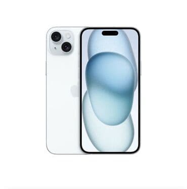 ayfon adapter: IPhone 15 Plus, 128 GB, Mavi, Barmaq izi, Face ID, Sənədlərlə — 1