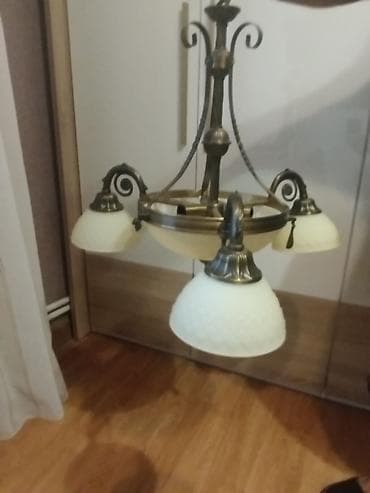 herbi sekiller: Çılçıraq, 6 lampa, Metal — 2