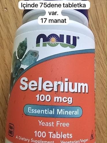 NOW Food­s markalı qida əlavələri paketi 1) Selenium – 100 mcg - Maya