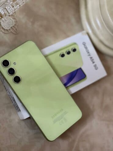 аккумулятор б у: Samsung Galaxy A54 5G, 256 ГБ, цвет - Зеленый, Отпечаток пальца — 7