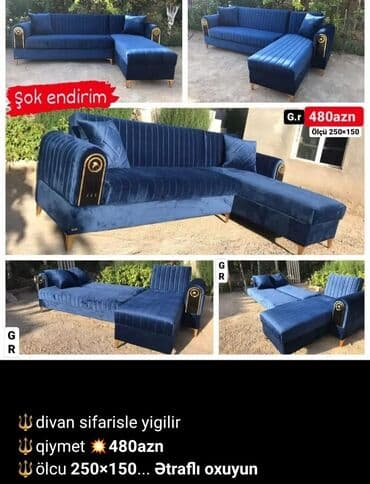 раскладные кресла в баку: Угловой диван, Новый, Раскладной, С подъемным механизмом, Ткань, Бесплатная доставка в черте города — 2